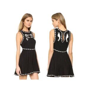 Free People Black Mini Dress
